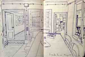 Casa de Sant Antoni Boli sobre Moleskine Any 2010